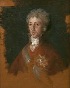 Francisco de Goya Luis de Etruria yerno de Carlos IV, boceto preparatorio para La familia de Carlos IV Spain oil painting artist